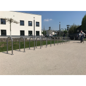 Stainless steel hoop |  48 mm | for casting in concrete | without cross bar | total width 800 mm | for casting in concrete